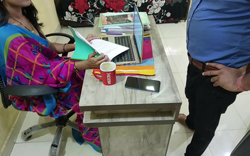 WATCH: Hot Desi Madam Gets Fucked by Her Office Boy in Hindi Audio