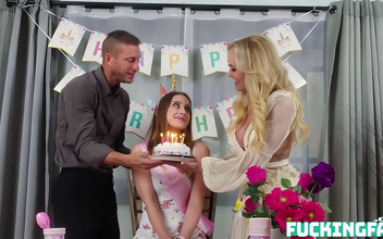 Laney Grey's Sexy Birthday Surprise with her Hot Stepmom, Brandi Love