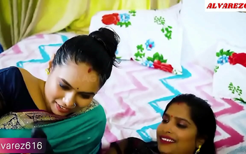 Crave the Luscious Allure of Sensual Threesome Pleasure with Two Enchanting Desi Girls and a Handsome Indian Man!