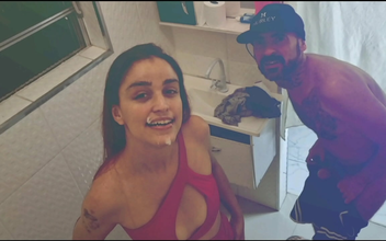 Indian Beauty Triumphs in Seductive Club Bathroom Encounter with Stranger!