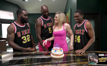 Tempting Indian Divorcee Enjoys a Hot BBC Orgy on Her Birthday with Cory Chase - Taboo Heat