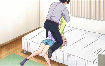 Japanese Stepsister Hentai ~ Blonde Babe Sucks Senpai's Cock to Escape - Must Watch!