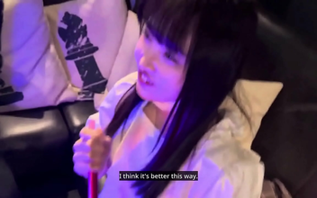 Japanese college girl experiences love hotel excitement for the first time!