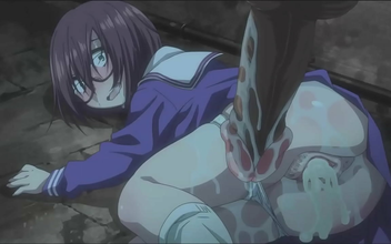 18-Year-Old Brunette Gets Banged by Black Cock in Raw Hentai Action