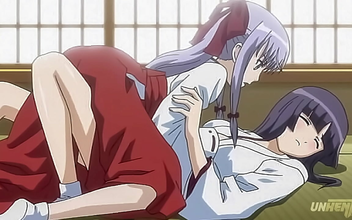 Watch Japanese Step Sisters Touch Each Other in Hentai Heaven