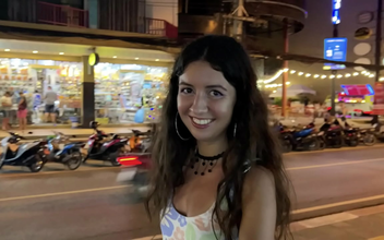 Japanese Beauty gets Anal Pleasure and Orgasm after Beach Bar Pick-up