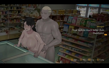 Insatiable Jav Queen Jiwoo Dominates Lecherous Tenants!