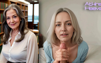 Watch Your Busty Friend's Grandma Helps You Jerk Off Now!