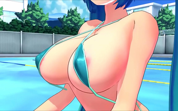 Japanese Sensation Hatsune Miku Enjoys Pool Time ~ The Ultimate Bikini Experience!