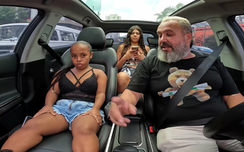 Jap Girl Gets Wild on a Crazy Car Ride in São Paulo - A Steamy Asian Fap Companion