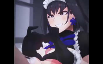 Japanese Beauty Kronii's Sensual Paizuri Technique (Hololive Animation)