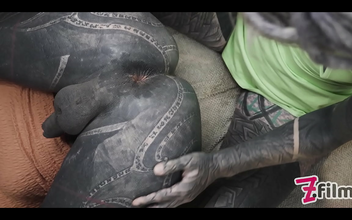 Japanese Sissymalem Ultimate Anal Stretching with Tattooed FEMDOM Queen & Intimate Fisting Session