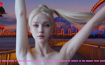 21-Year-Old Blonde Bombshell with a Perfect Doll Body Explores New York City in Hyper-Realistic Hentai Joi AI