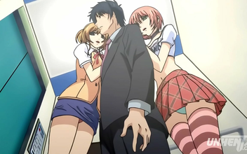 Elevator Shenanigans with Curvaceous Cuties - Uncensored Hentai [Subtitled]