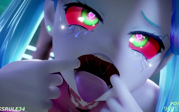 Unleash Your Desires with Rebecca's Edge-Running Hentai 3D Compilation #1