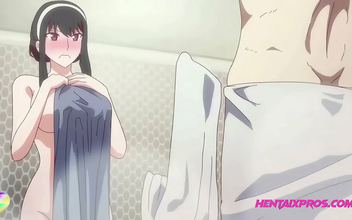 Japanese Ex-Couple's Steamy Shower Reconciliation - Uncensored Anime Porn