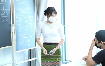 Japanese Orgy with a Hot Teacher ~ Banging Her Ass Like Never Before