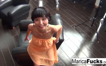Japanese hottie Marica Hase masturbates for your viewing pleasure!