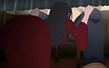 Curvy Milf Blackmailed Into a Steamy Hentai Romp!