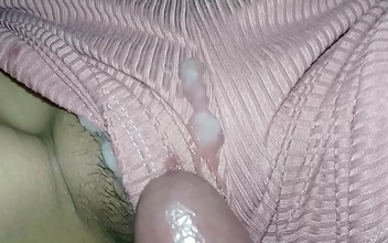 Japanese College Girl Home Alone Watching TV Gets Horny!