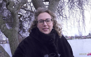 Naughty German Scout with Natural Big Tits Gets Picked Up for a Wild Fuck