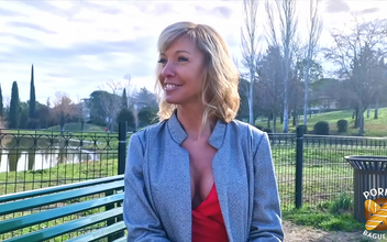 46-Year-Old Masseuse Emmy Tries Out for Her First Porn Scene!