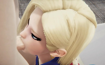 Japanese Princess Falls Deep into the World of Dragon Ball, Sucking non-stop!