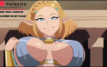 Japanese Porn Princess Zelda Wants Ganondorf's Huge Dick in 4K 60fps Hentai