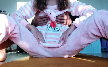Japanese Stepbro with Tiny Tits and Horny Ass Ready for Daddy's Cum