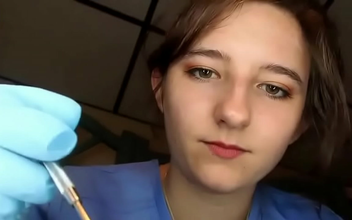 Soothing ASMR Dental Roleplay with English Subtitles -  AftynRose and the Dental Hygienist