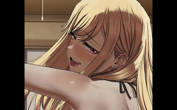 Sexy Marine Kitakawa Squats Sweaty in 4K 60fps Hentai