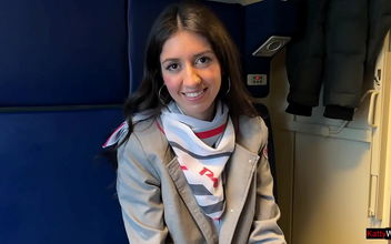 Sexy Conductor's Steamy Affair on the Train: Hope She Doesn't Get Fired!