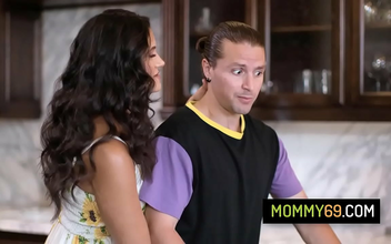 Indulge in the forbidden fantasy of a desirable milf, Penny Barber, as she gets pleasured by her stepson,