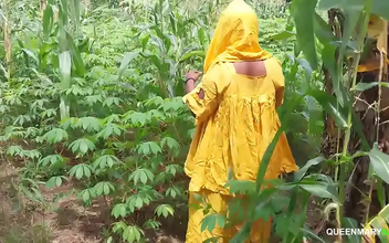 Felonious Farm Fun: Lagos Landlady Gets Luscious Love Lesson from Surprise Lover