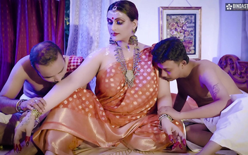 Indulge in the Sensual Pleasures of a Luscious Milf with Her Thirsty Servants