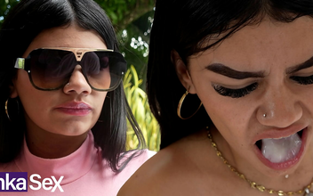 Colombian Teen Gags Down Semen with Disgust - Unseen Footage