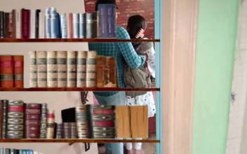 Indian School Lovebirds' Steamy Library Romp: A Luscious Enchantress and Her Alluring Partner's #DesiSeduction