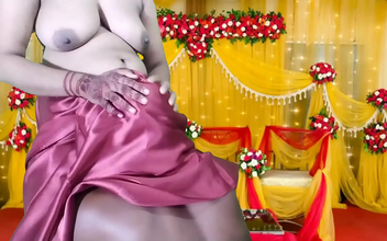 Revealing the Desi Stepmom's Secret Affair with Her Stepson in a Sultry Saree: Part 1