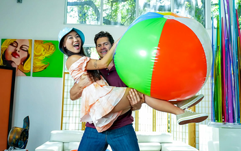 Indian MILF with an Enchanting Figure Teases with Stepbro's Balls - Kimmy Kimm