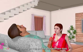 Indulge in the Sultry Charm of Desi Bhabi in this 3D Indian Porn