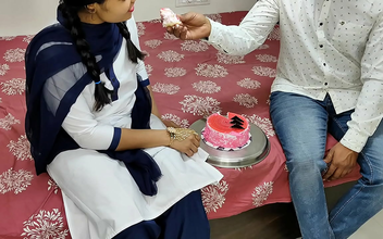 India's Next Top Model Cuts a Luscious Cake with Boyfriend in Komal's Seductive Figure