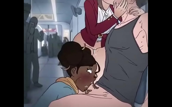 Experience a Triple Explosion of Pleasure with a Thrilling 3some Train Ride!