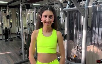 Get Fit with Hot ' Katty' and Her Trainer's Erotic Gym Routine