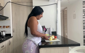 Watch Indian Stepmom Eats Her Stepbrother's Cock for Breakfast - Madrastra Video