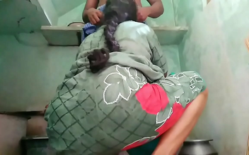 Sultry Desi Auntie's Steamy Bathroom Romp Gone Wild!